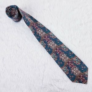 Mark James Floral 100% Silk Men Necktie 58x3 - NWOT